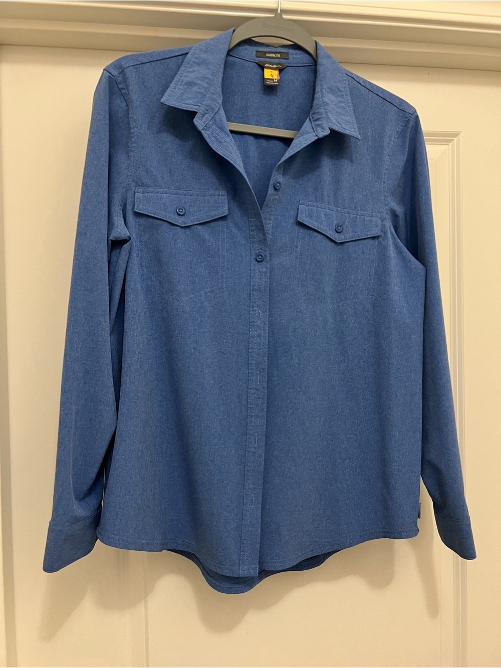 Eddie Bauer Denim-Style Blue Shirt
